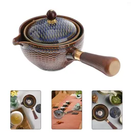 Teaware Sets Side Handle Automatic Teapot Travel Matcha Strainer Ceramic Kettle Ceramics Meeting Room Maker