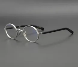 Mode Sonnenbrillen Rahmen Cubojue Janpanese Brillen Rahmen Männer Titan Brille Männlich Kleine Runde Nerd Vintage Retro Brille F3087239