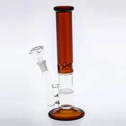 Stok Cam Bong Bong Bong Serbest Nektar Toplayıcı Kiti Duş Başlıklı Percolator 28cm uzunluğunda 14.5mm eklem geri dönüştürücü iki fonksiyonlu cam bongs