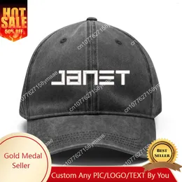 Ballkappen Jackson Janet Stickerei Hüte Herren Womens Sport Baseball Hat Hip Hop Customized Made Personalisierte Text Cowboy Trucker Cap