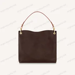 Dermis Grande capacità Gracefull Fashion Classic Designer Borse in pelle ossido Borse da donna Shopping Tote Borse a spalla alta Lady Hobo Crossbody Borsa di qualità originale