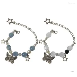 Charm-Armbänder Anspruchsvolles Perlenarmband-Zubehör mit hohler Schmetterlings-Sternverzierung
