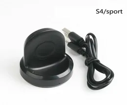 Carregador de base de carregamento sem fio para Samsung Gear S4 S3 S2 Sport Watch com cabo USB DHL 7167664