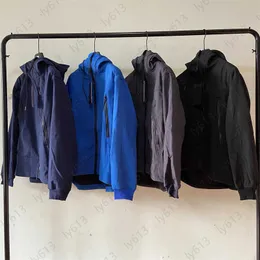Mens Ceketler Tasarımcı Kış Ceket CP Hoodie Ceket Sonbahar Kış Kış Gevşek Rüzgar Geçirmez Hırka Fermuarı Yastıklı Uzun Kollu Kapşonlu Delme Ceket Man Giysileri