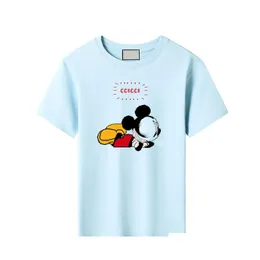 Tişört 23 yeni üst moda saf pamuklu çocuk giyim klasik g mektup kız kızlar tasarımcı kıyafetleri tişört baskılı chd2310187 dro dhkhn