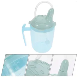 Garrafas de água anti-derramamento, copo para cuidados com idosos, copos para mulheres grávidas, polipropileno deficiente (pp), canudo para beber
