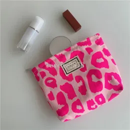 Cosmetische tas met luipaardprint Mode dagelijkse clutch make-up tasje Grote capaciteit reistoilettas organisator Cosmetische opbergtas