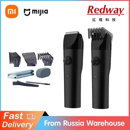 TシャツXiaomi Mijia Hair Clipper Men Men Women Profesional Hair Trimmer Haircut Shaving Hine Washable Ceramic Cutter Head