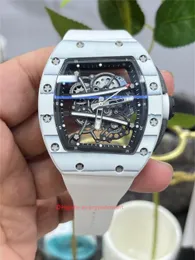 BBR Factory Super Edition Мужские часы RM35 Механизм с турбийоном Автоматические механические часы Wine Bucket Резиновый браслет Глубокие водонепроницаемые наручные часы-94