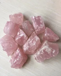 Ganze 200 g natürlicher Rohstein, roher rosafarbener Rosenquarz-Kristall, Mineralprobe, Heilkristalle2489764