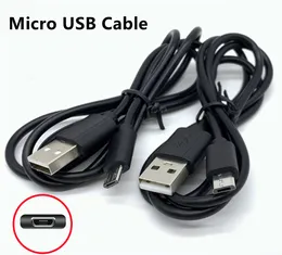 V8 Micro USB -kabel S4 -kablar 80 cm USB -dataladdarsladd för Samsung Android -smartphone PS4 Trådlös styrenhetsfans Kablar MQ100