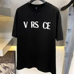 Polos Homens Tees Nova Manga Curta Camiseta Clássico Logotipo Carta Impressão Casais Moda Homens Mulheres Prue Algodão Tops