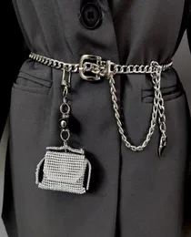 Gürtel spielen die Rolle der Frau in der gleichen Metall-Taillenkette, Gürteltasche, verziert mit Anzughose, SummerBelts5135023