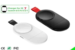 Super mini carregador sem fio portátil para iwatch se 7 6 5 4 3 2 1 pequena estação doca de carregamento carregadores usb caber apple watch series s2706436