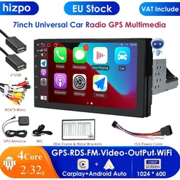 1din Car Radio Carplay GPS Navigation 7"IPS Full Touch Screen 1 Din Android 11 Multimedia Player Universal Audio Video Autoradio
