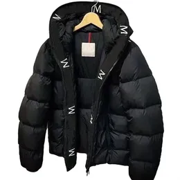 Parka Piumini da uomo piumini parka piumino serie maya outdoor mantieni caldo capispalla nero protezione dal freddo decorazione distintivo ispessimento l