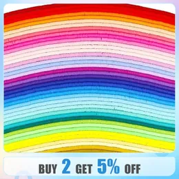 18240pcs Rainbow Flat Polimer Clay Clay Kit Craft Craft Zestaw do wykonania DIY Bransoletka Naszyjka Making Craft Matering 48 Kolory 231229