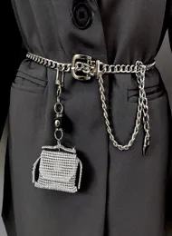 Gürtel spielen die Rolle der Frau in der gleichen Metall-Taillenkette, Gürteltasche, verziert mit Anzughose, SummerBelts5585593