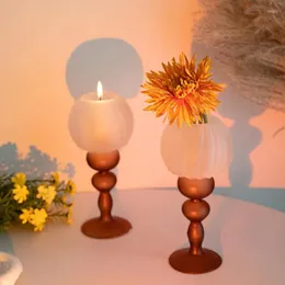 Holders Candle Holders Cutelife Retro Table Lamp Glass Home Dekoration