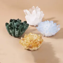 Crystal Cluster Arts Original Stone Ore Ore Oper Decoration Degaussing Handicraft Ornamental Stones LL