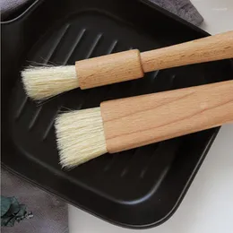 Ferramentas Escova de óleo de madeira para churrasco Cozimento de alta temperatura Bakeware Pão Cozinheiro Pastelaria Basting