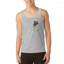 Herren Tanktops Ant Man In Pocket Top T-Shirts Herren T-Shirt ärmellose Jacken