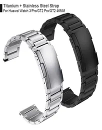 Ремешок с застежкой из титановой стали для Huawei Watch 3 Band GT 2 Pro Gt2, ремешок для часов Honor Magicwatch2, 46 мм, браслет Gs Pro, браслет H5242391