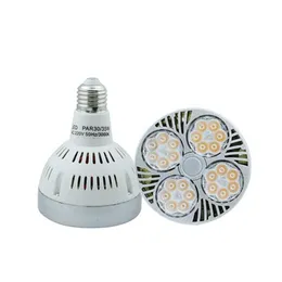 Светодиодные лампочки 15 Вт 24W 35W PAR30 Spot Lighting E27 Прожектор для проекта отслеживание света 15 градусов Угол луча BBS с доставкой DHSFS OSRAM DHSFS