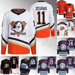 11 Trevor Zegras Ducks 2022 Reverse Retro Jersey Troy Terry Jakob Silfverberg Cam Fowler