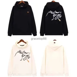 Gmv8 2024 Fashion Hoodie Designer Marke Palmangelsweater Sweatshirt für Männer und Frauen, klassischer Raucheffekt, europäisch und amerikanisch, locker und mit Kapuze