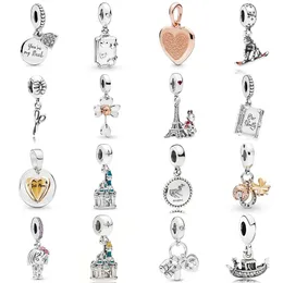 Bracelets New 2019 100% Sterling Sier Suitcase My Little Baby Family Book My Rock Pendant Fit Diy Original Women Bracelet Jewelry