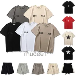 T-shirt da uomo di design di lusso T-shirt da donna Camicia e pantaloncini da uomo T-shirt sportive stampate casual High Street Loose Short Sleev End Ess Tee 5ZBM TWXL TWXL CETX CE QR8L