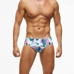 Męskie stroje kąpielowe Summer Men Sunga Beach Shorts Ananas Ptak Printed Swim Seksowne mężczyzna stroje kąpielowe