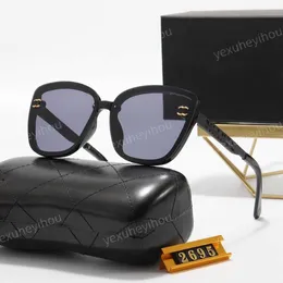 23SS CC Sunglasses Fashion Designer Ch Sun glasses Fashion Top Driving outdoor UV Protection Oval Fashion Logo Leg For Men Women sunglasses with box K3