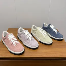Luxury Designer Women's Sneakers Casual Shoes White Shoes Classic Hot Style Suede Fashion Flats High Quality 35-41