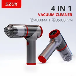 SZUK Car Vacuum Cleaner Wireless Handheld Strong Suction Cleaning Machine Mini Portable for Home and keyboard 231229