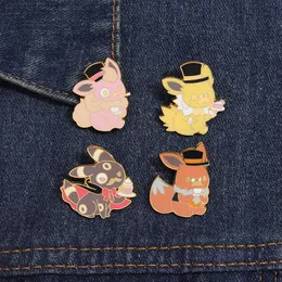 Baby Girl Childhood Comic Game Yellow Elf Duck Emamel Pins Söta anime filmer spel hårda emaljstift samlar tecknad brosch ryggsäck hatt väska krage lapel märken