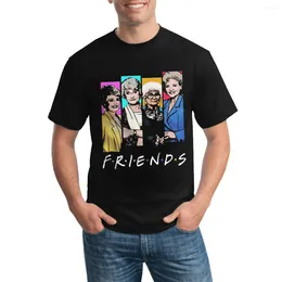 Men's T Shirts The Golden Girls Friends Novelty Shirt Men Cute Print T-Shirt Round Neck Beach Tshirt Gift Idea Cotton Clothing