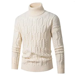 Erkek Sweaters Erkekler Twist Twitt Sweater Düz Renk Kazaklık Günlük Belktlank Ter gişesi Kış Sıcak Açık Döküm Şeyleri Üstler Homme