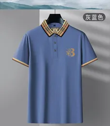 男性のデザイナーのババリーショートスリーブポロ高グレードの刺繍入り短袖ポロシャツメンズTシャツ韓国ファッション服サマーラグジュアリートップ152