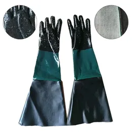 Gummi Sandblaster Sand Bast Sandblasting Gloves For Sandblast Cabinets Safety 964E 231229