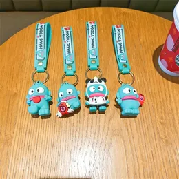 Gifts Bag Car Key Chain dessert Keyring Pendant 3D Soft PVC Rubber Creative Cute Cartoon Clownfish Keychain