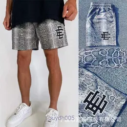 2024 Herr- och kvinnors mode strandshorts västkustdesigner Ericemanuelsshorts American Python Löst fit sport utomhus avslappnad torr 4-punkts z95u