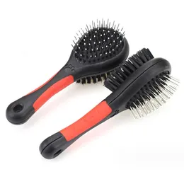 Pet Dog Brush Cum Combe Self Cleaning Grooming Hair Remover Brushes for Dogs Cats Cleaning Massage Tools Petting Combing Complics Associory