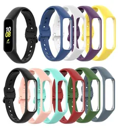 Pulseira para samsung galaxy watch fit2, pulseira de silicone esportiva de substituição para smr220, pulseira esportiva para galaxy fit 2, pulseiras whole1746818