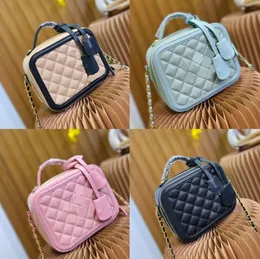 Nuevo bolso de diseñador Bolsos de hombro de lujo para mujer mini bolso de cuero Diseñador Cartera cruzada Monederos femeninos de alta calidad Color sólido CosmeticBag