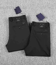 Erkekler Pantolon Tasarımcısı Sonbahar ve Kış Yeni Stil Pantolon Moda Düz Renkli İş Beyefendi Düz Silindir Tasarımı Yüksek Kalite Konforlu Stretpants Man için