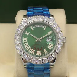 Tarih İzle Diamond Watch Erkek Saatler Tasarımcı 43mm Otomatik Hareket Tam Paslanmaz Çelik Safir Altın İzle Orologio Uomo Sapphire Sport Swristwatches