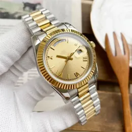 رجال النساء مصممون يوم الساعات الميكانيكية التلقائية 41 ملم الياقوت مقاوم للماء 904L من الفولاذ المقاوم للصدأ Montre de Luxe Business Wristwatches