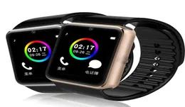 GT08 Smart Watch Bluetooth Smartwatches für Android-Smartphones SIM-Kartensteckplatz NFC Gesundheitsuhren mit Einzelhandelsverpackung1637835